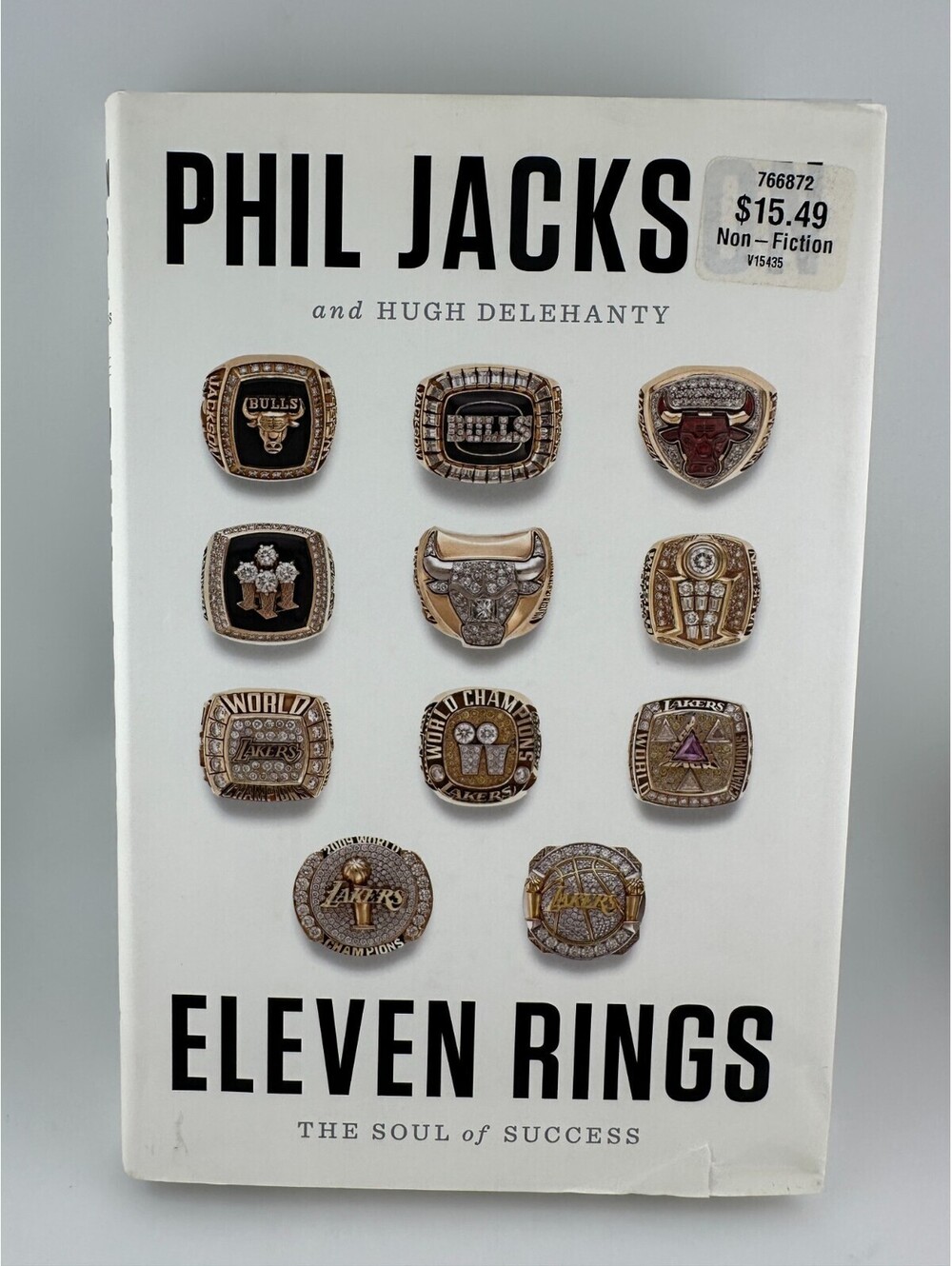 Phil Jackson Eleven Rings NEW Hardcover Bulls Lakers NBA